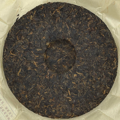 2016 Shengyu Wolongxuan Long Feng Cheng Xiang Ripe Pu-erh Tea Cake, 250g, from Yunnan