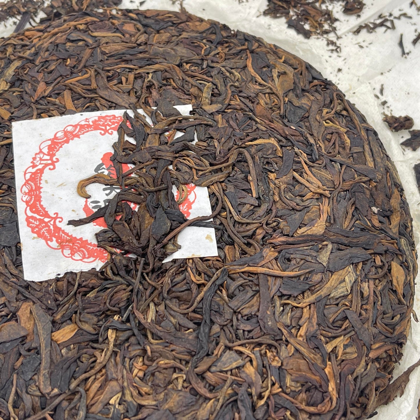 Pu-Erh tea,2008,Yiwu Zhengshan Qizi Cake-100-Year-Old Tree,400g,Raw
