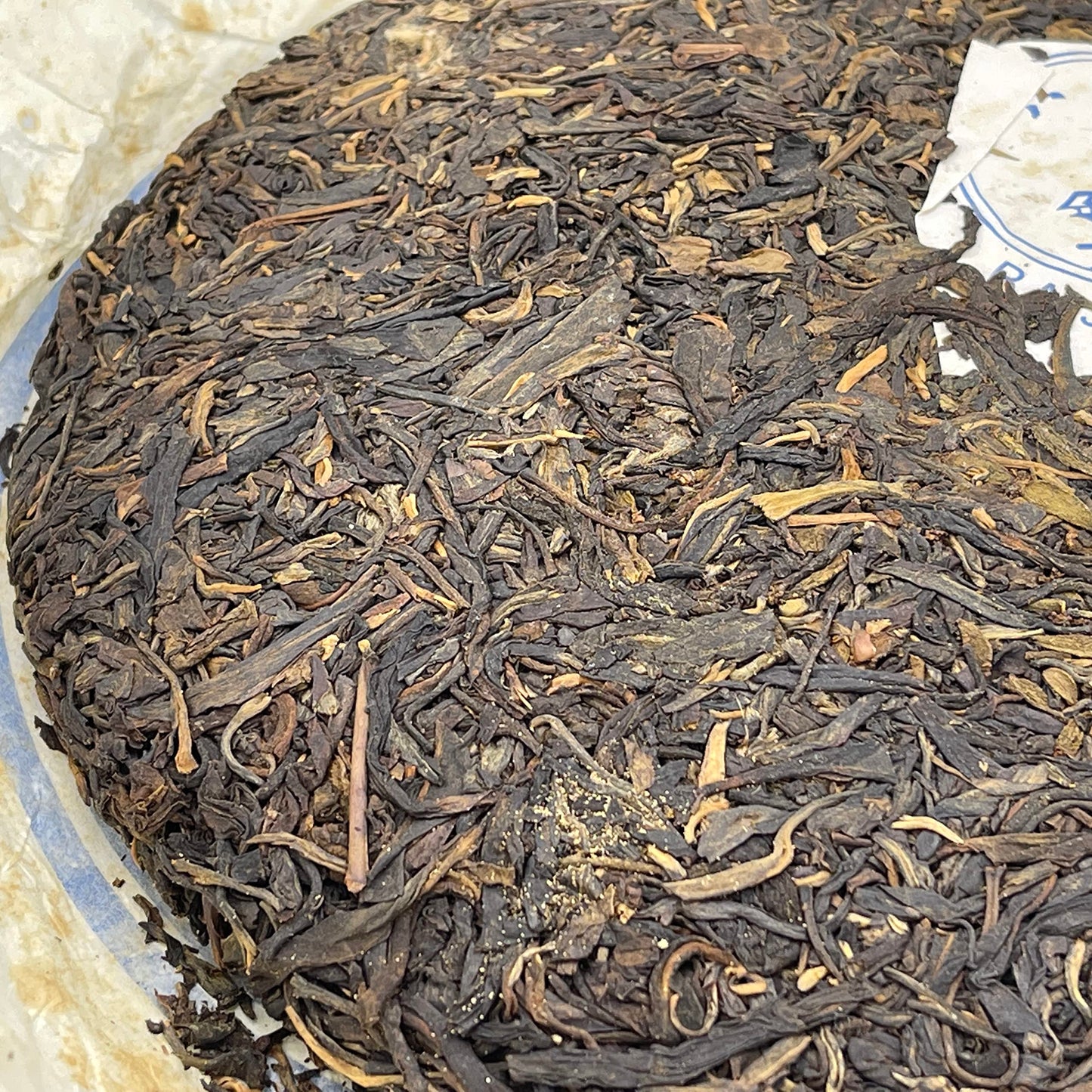 Octagonal Pavilion 2008 Qiaomu Ancient Tree Raw Pu-Erh Tea (Blue Classic) – 357g (12.6oz) Sheng Puerh Cake – Premium Aged Chinese Tea