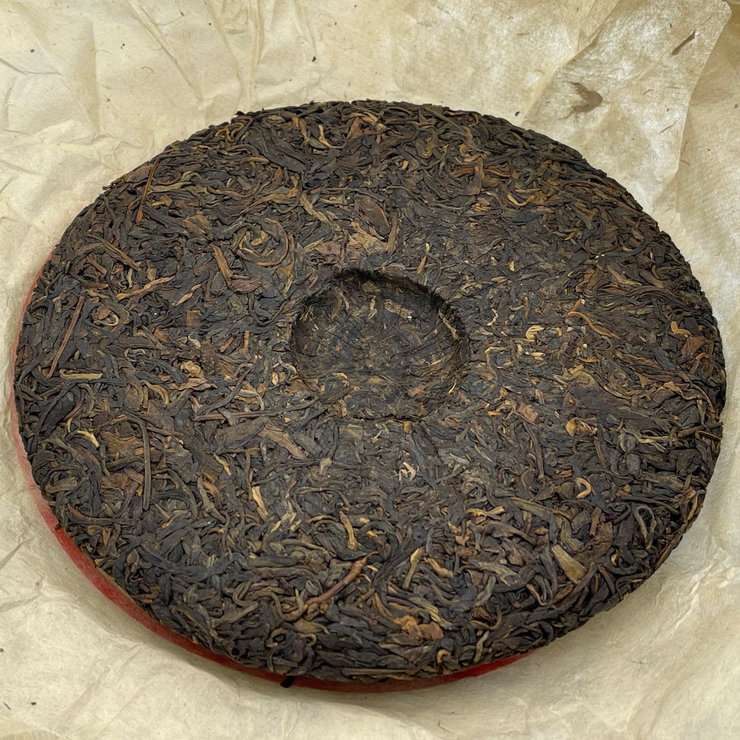 2003 Dahongyin Raw Pu-erh Tea Cake, 357g, Customized by China Tea Brand, from Yunnan