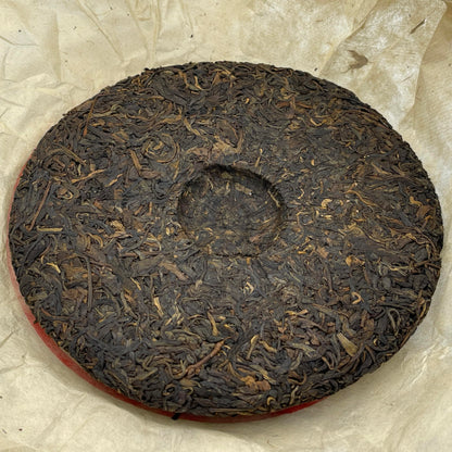 2003 Dahongyin Raw Pu-erh Tea Cake, 357g, Customized by China Tea Brand, from Yunnan