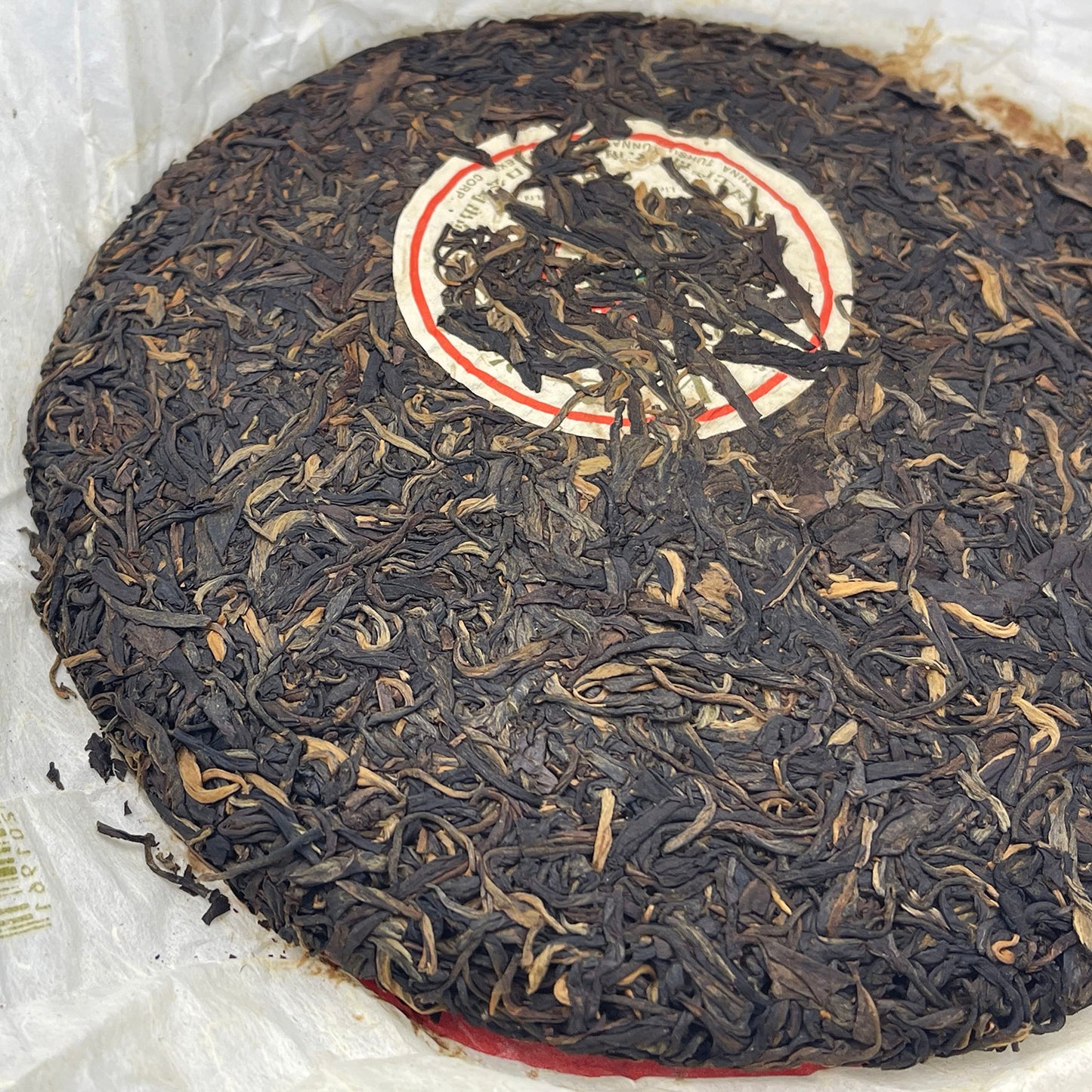 2006 China Tea Gold 8781 Raw Pu-erh Tea Cake, 380g, from Yunnan