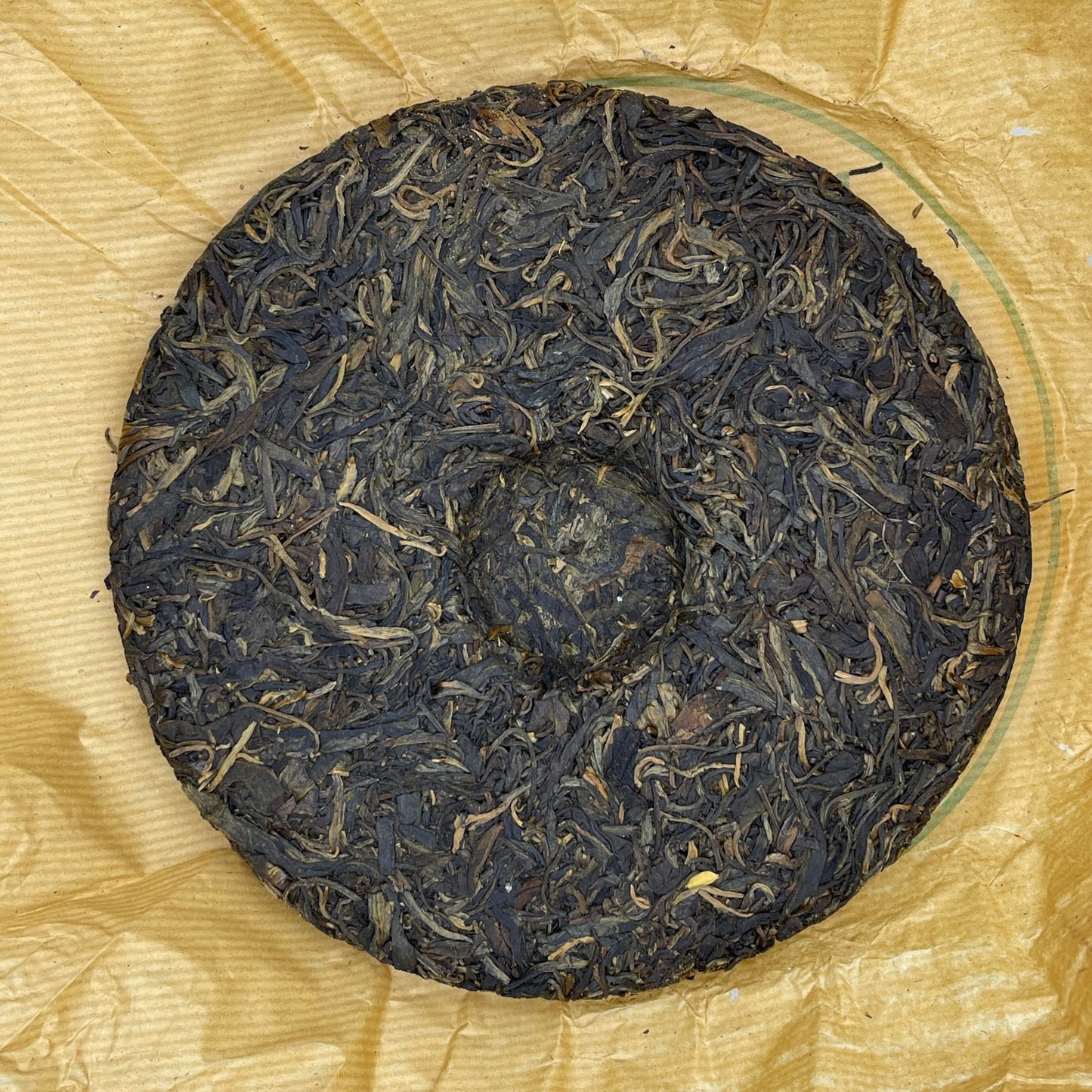 1990s Jiangcheng Tea Factory Aged Raw Pu-erh Tea Cake, 380g, Seven Sons Style, from Yunnan