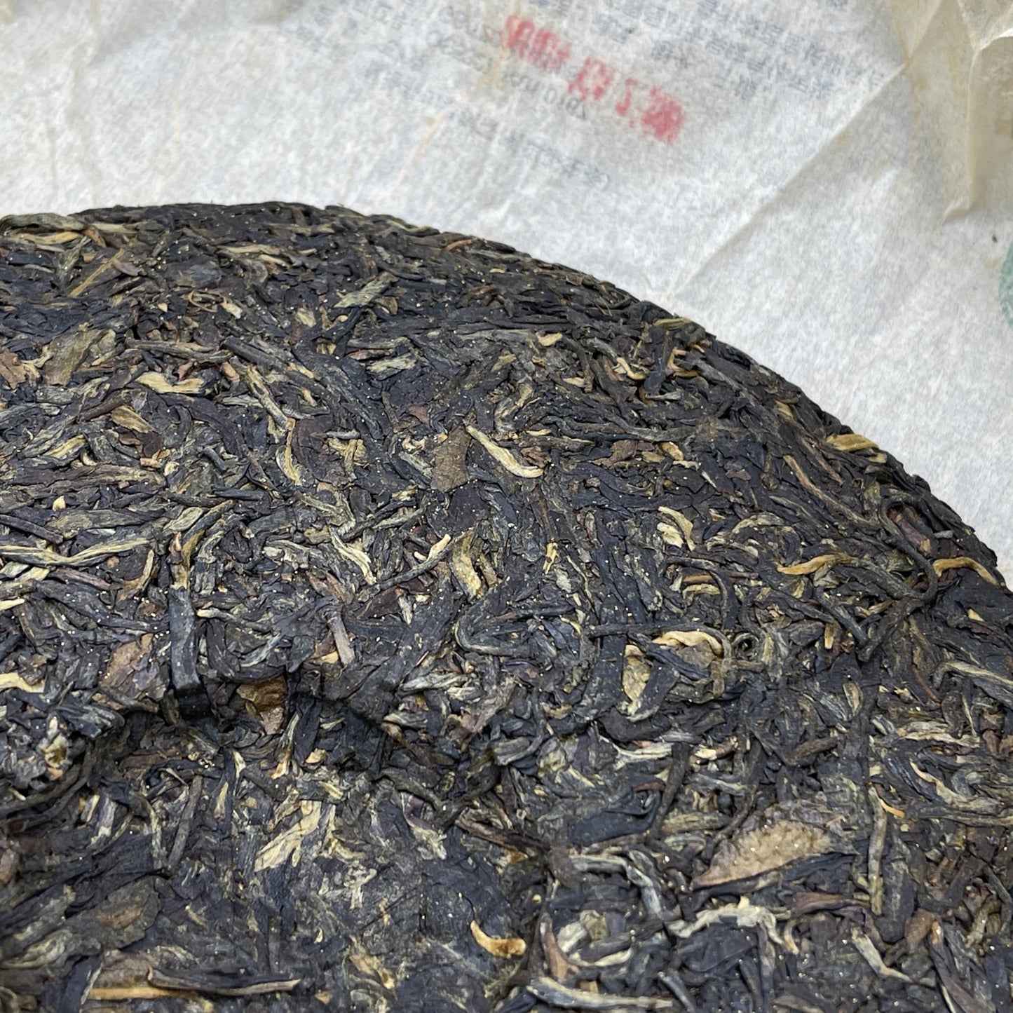 Lancang Ancient Tea 2010 High Mountain Old Tree Raw Pu-erh Tea Cake 357g