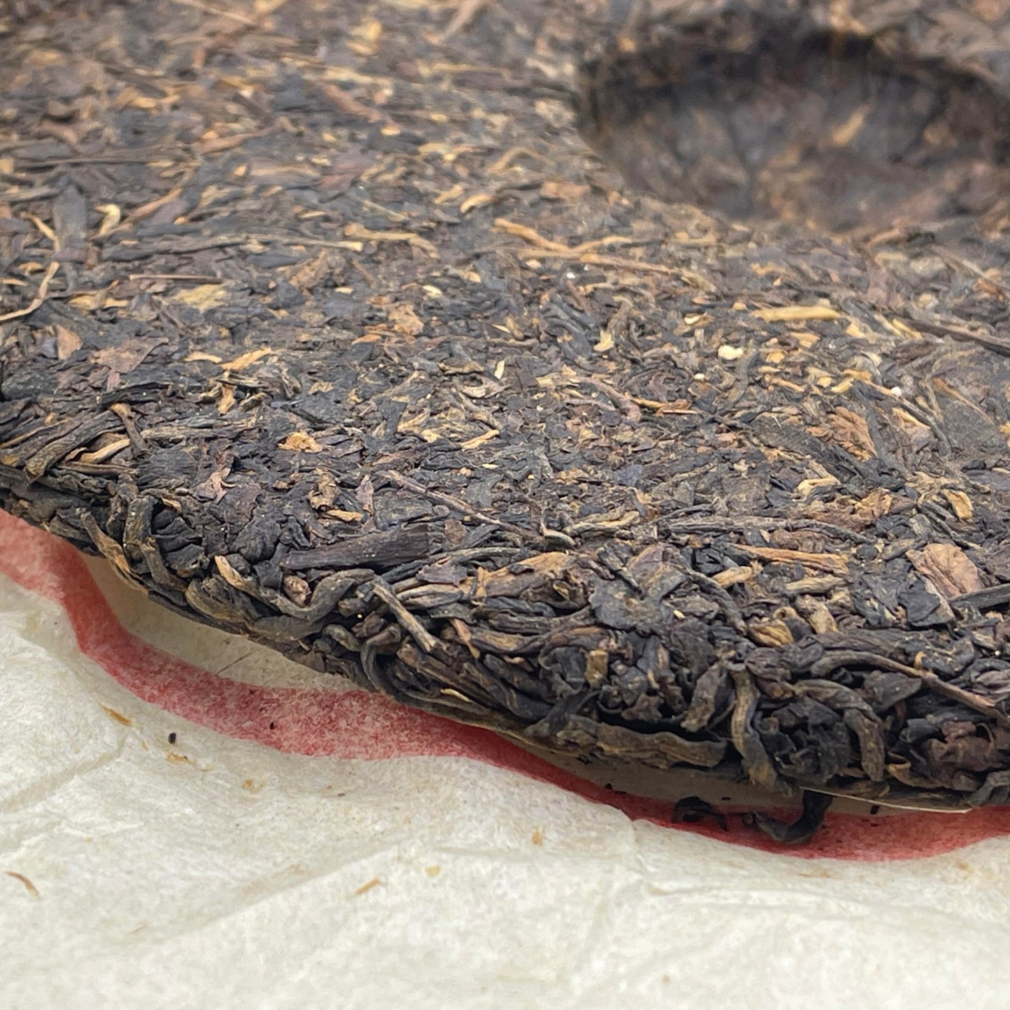 1990s Customized Tea Small Yellow Seal Raw Pu-erh Tea Cake, 357g, from Yunnan
