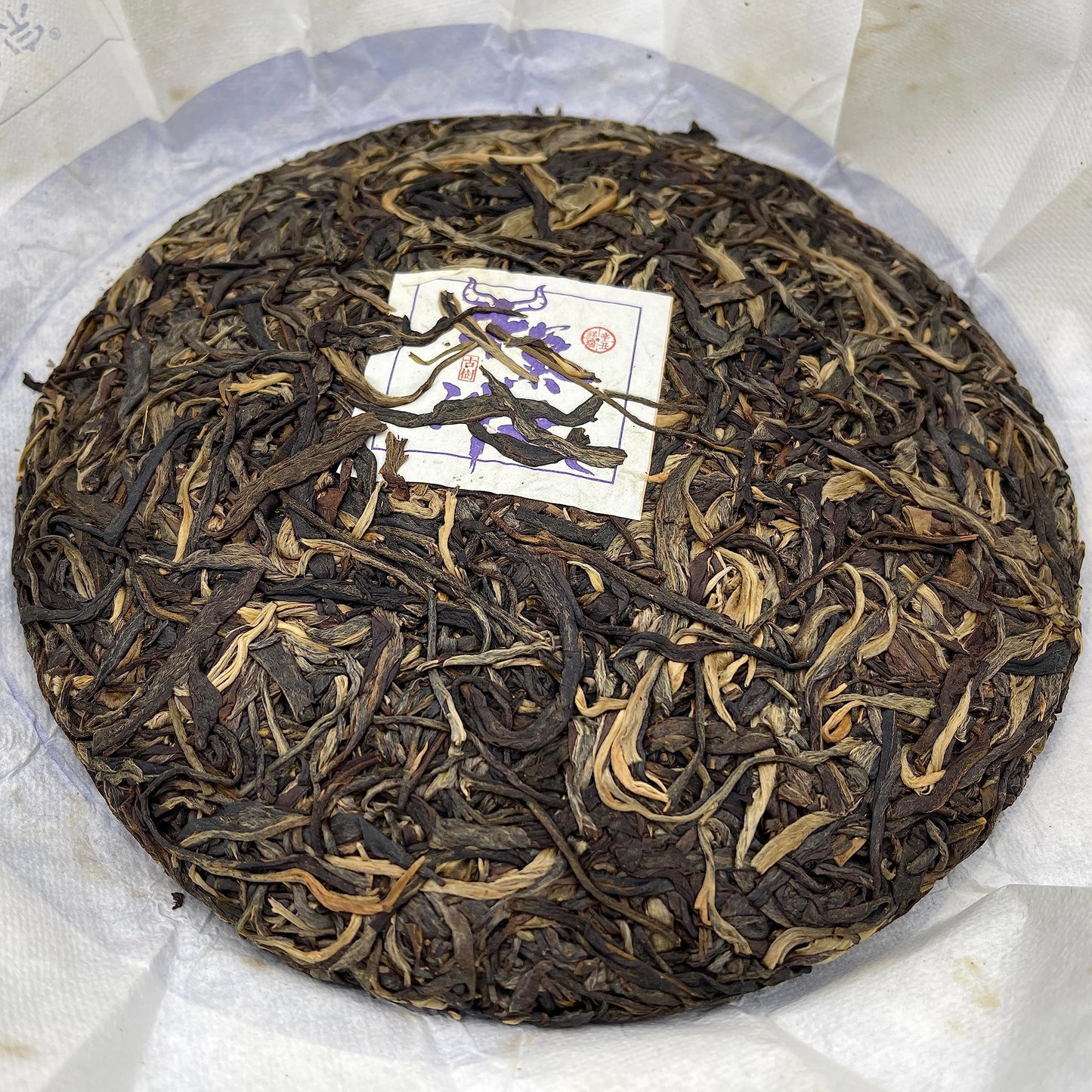 2021 Zhaozong Niuqi Chongtian Raw Pu-erh Tea Cake, 357g, from Yunnan