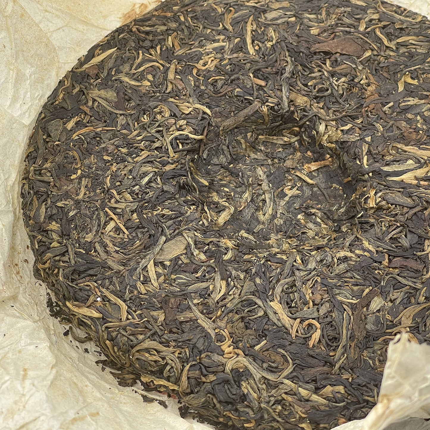2006 Yiwu Organic Green Raw Pu-erh Tea Cake, 380g, from Yunnan