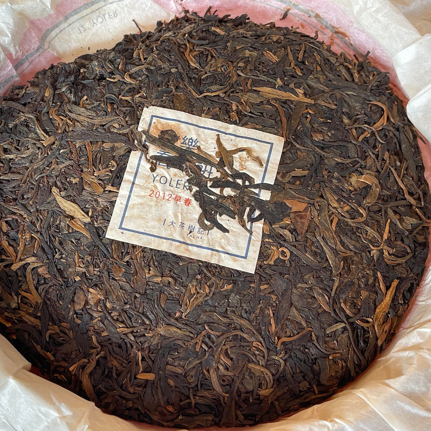Pu-Erh tea,2012,The Tea Tree,Euler,399g,Raw