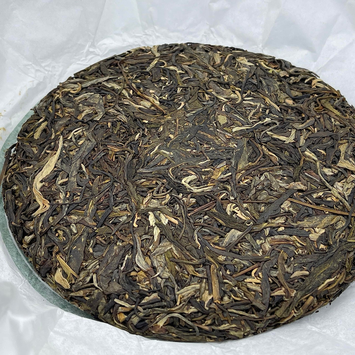 2019 Zhou's Brown Mountain Raw Pu-erh Tea Cake, 357g, from Yunnan